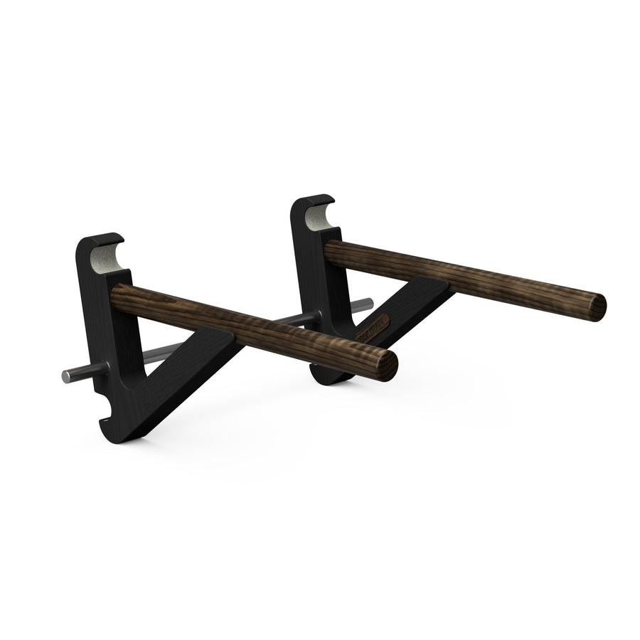 Dip bars & dumbbell rack for wall bars