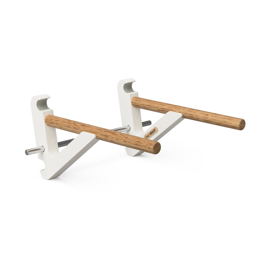 Dip bars & dumbbell rack for wall bars
