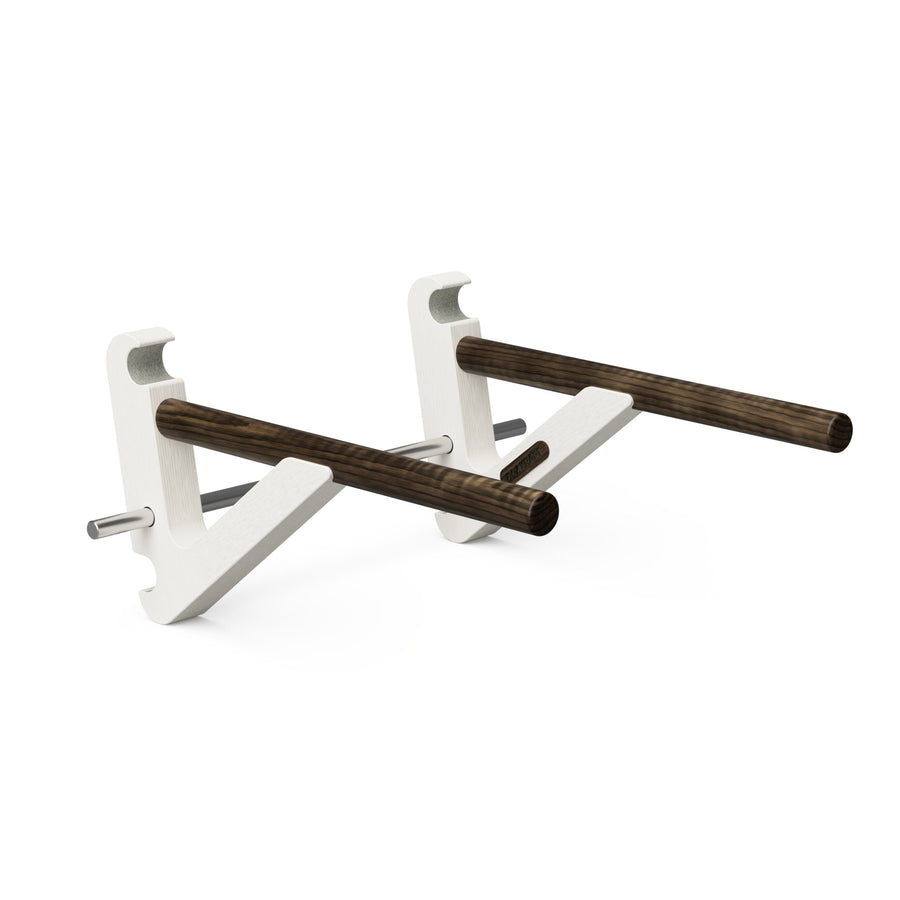 Dip bars & dumbbell rack for wall bars