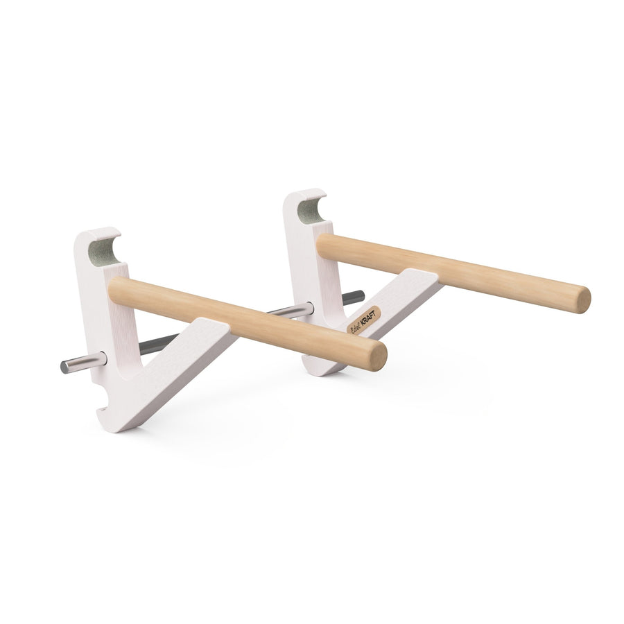 Dip bars & dumbbell rack for wall bars